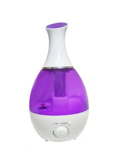 Buy Humidifiers For Bedroom Large Capacity 2.6L Water Tank Cool Mist For Home And Whole House Adjustable Modes Cool Steam Ultrasonic Aroma Diffuser Auto Shut Off Air Humidifier Diffuser Purple/White in UAE