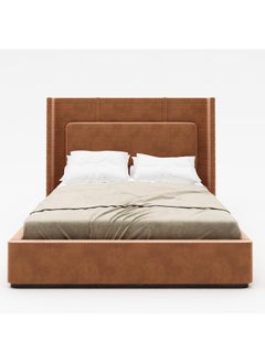 Buy Lwis Bed-Hippo165 230x220x125 cm -Light Brown in Egypt