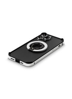 Buy iPhone 15 Pro Max 3-in-1 Frame + Camera Protection + MagSafe Grip Dark Grey in Saudi Arabia