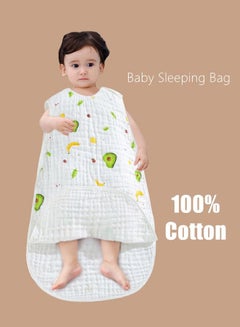 Buy 100% Cotton Baby Sleeping Bag Sleeveless Wearable Blanket Sleeping Sack in UAE