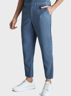Buy Striped Slim Fit Trousers in UAE