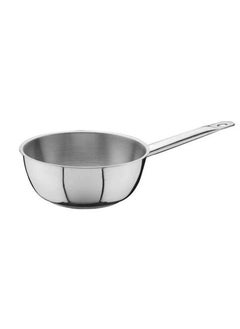 Buy Stainless Steel Induction Sauteuse with rim  16 cm x 6 cm |Ideal for Hotel,Restaurants & Home cookware |Corrosion Resistance,Direct Fire,Dishwasher Safe,Induction|Made in Turkey in UAE