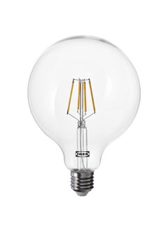 Buy Led Bulb E27 470 Lumen Dimmable Globe Clear Glass 125 Mm in Saudi Arabia