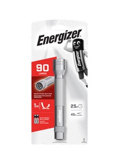 Buy Energizer Metal Led Torch With 2 X Aa Batteries Included in UAE