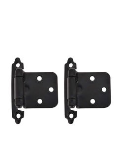 Buy 1/2 Inch Overlay Cabinet Door Hinges, Flush Cabinet Hinges, 2 Pack Matte in Saudi Arabia