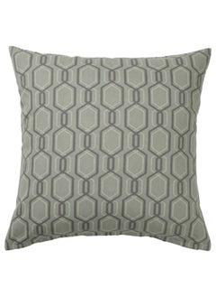 Buy Cushion cover, green/grey, 50x50 cm in Saudi Arabia