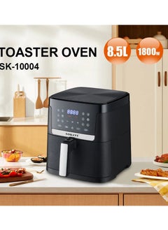 Buy Sokany SK-10004 Digital Air Fryer, 8.5 Liters, 1800 Watt - Black in UAE