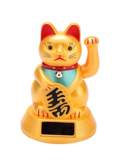 Buy Fortune Lucky Cat, Fortune Cat, Waving Lucky Cat Solar Powered Welcoming Waving Beckoning Lucky Cat Cute Waving Money Cat Good Luck Wealth Fortune Cats for Home Display Car Decor Decoration in UAE