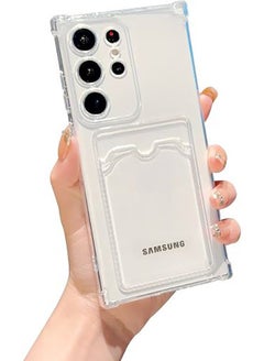 اشتري جراب محفظة شفاف لهاتف سامسونج جالاكسي اس 23 الترا Samsung S23 Ultra في مصر