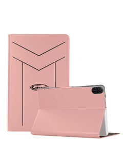 Buy Honor Pad X8a 2024 (11 inch) GMAX PU Leather Magnetic Closure Flip Case Cover - Rose Gold in Saudi Arabia