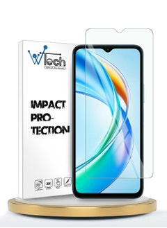 Buy Honor X5b / X5b Plus / X5b+ 4G 2024 WTech Premium Series Curved Edges 9H 2.5D Tempered Glass Screen Protector - Clear in UAE