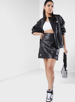 Buy Faux Leather Skirt in UAE
