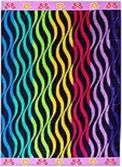 Buy Signoola Beach Towel 90 x 170 cm Snacks Multicolor, 100% cotton. in Egypt