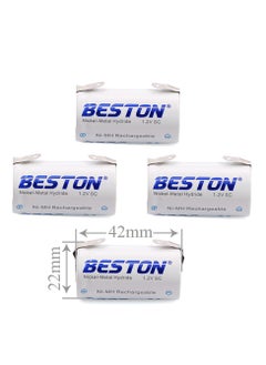 Buy Beston SC Rechargeable Battery 3000mAh 1.2V Pack of 4 in UAE