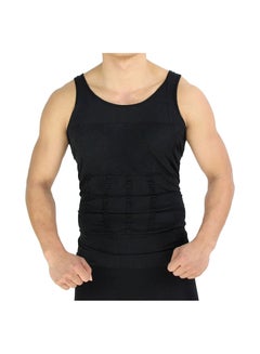 Buy Men's Compression Shirt Tank Top, Workout Tank Top Size M in UAE