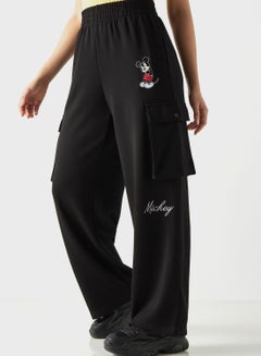 Buy Mickey Mouse Embroidered Pants in Saudi Arabia