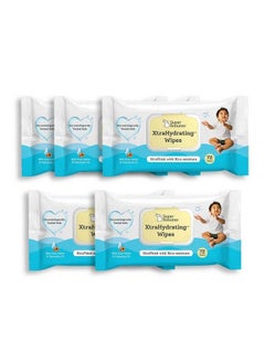 اشتري Xtrahydrating™ Wipes Xtrathick™ With Xtra Moisture ; Doctor Tested Best Wipes (Unscented) ; 3.5X Moisture Vs.Ordinary Wipes; 72 Wipes Pack Of 5 360 Pcs ;Best Baby Wipes For Newborns في الامارات