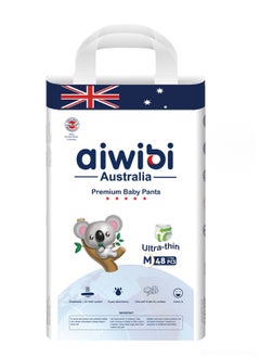 اشتري Aiwibi Premium Baby Pants,Size M 4-10KG,48 Counts في السعودية