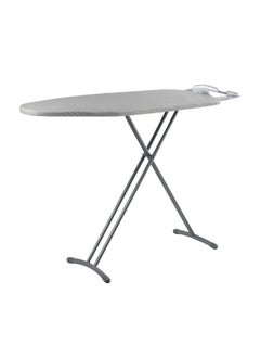 Buy Magnus Ironing Board With Cotton Cover And 7-Level Height Adjustment Sturdy And Adjustable Ideal For Comfortable Ironing Space-Saving Design For Home Or Office Use 110X33X78Cm Grey in UAE