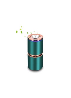 اشتري Compact USB Air Purifier for Car, Office, and Small Rooms - Ultra Quiet with LED Night Light, No Adapter Needed, Ideal for Smokers, Pollen, Pets, Dust, and Odors (Green) في الامارات