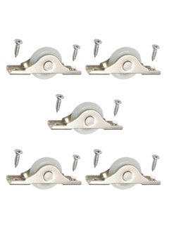 اشتري Pack Of 4 Open Slidding Nylon Wheel312 [22Mm] Made In Taiwan Pulley Sliding Gate Wheel Rigid Caster Heavy Duty Wheel في الامارات