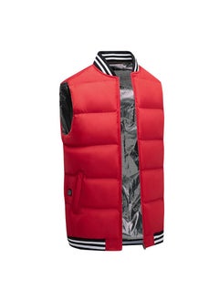 اشتري Smart Heated Vest USB Five-Zone Adjustable Winter Waistcoat Red في الامارات