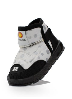 Buy Lucky Kids Baby Boys Girls High Top Ankle Synthetic Leather Soft Rubber Sole Anti-Slip Toddler Winter Boots in UAE