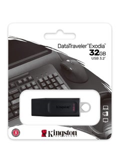 اشتري Kingston 32GB DataTraveler Exodia USB 3.2 Gen 1 Flash Drive - DTX/32GB في السعودية