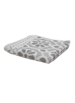 Buy Daisy Washcloth 33X33 cm Grey in UAE