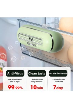 اشتري Refrigerator Deodorizer Household Vehicular Ozone Deodorizer Strong Sterilization Sterilizer Air Purifier Eliminates Odors green في السعودية