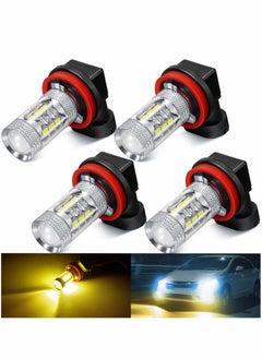 Buy H11 H8 LED Fog Light Bulbs, Golden Yellow H16 Bright DRL Lamps, Fog Light High Power 3030 SMD in UAE