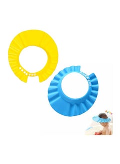 Buy Baby Adjustable Shower Cap Shield Shower Protector 2 Pieces Random Colors in Egypt