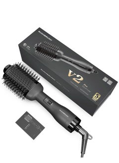 Buy V2 Pro Black Ionic technology Hair Brush 1400W With 4 Heat And 3 Speeds in Egypt