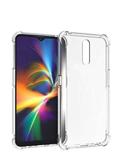 Buy For Oppo F11 Clear Case Anti Knock Edge Transparent Soft Gel TPU Back Cover in Egypt