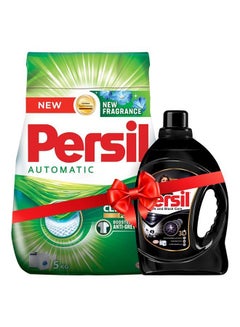 Buy Automatic Powder Detergent 5KG + Free Automatic Black Gel 880 ml in Egypt