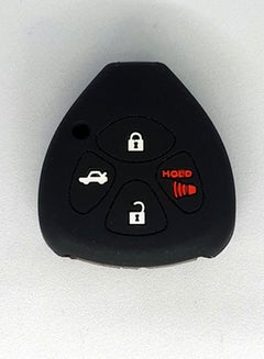 Buy 4 Buttons Silicon Car Key Cover For Toyota in UAE