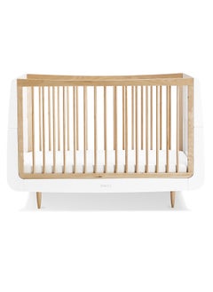 اشتري Snuzkot Skandi Convertible Cot Bed - Natural 120 X 81 X 25.5 Cm Suitable From 0 To 10 Years With Extension Kit في الامارات