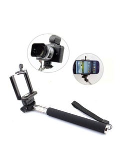 Buy Monopod Selfie Stick With Bluetooth Remote Control Black in Saudi Arabia