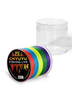 Buy 4 Braided Fishing line, 300Meters of Color Fishing line, PE line Fishing line Big Horse Fish line in Saudi Arabia