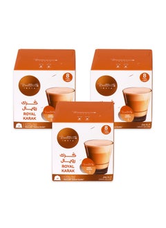 Buy Dallaspresso Royal Karak Saffron Chai Latte 3 Pack 24 Capsules in UAE