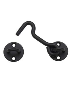 اشتري For Barn Door Privacy Hook and Eye Latch Black في الامارات