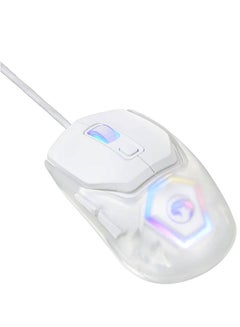 اشتري Fit Lite G1 Gaming Mouse - Optical Sensor 12,000 DPI - Lightweight 87G (White) في مصر