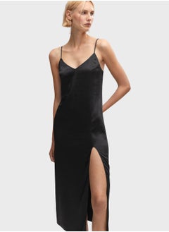 اشتري Strappy Front Slit Dress في الامارات