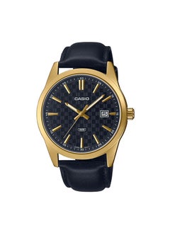 Buy Leather Analog Watch MTP-VD03GL-1AUDF in Egypt