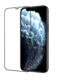 Buy 9H Super Tempered Glass Anti-Shock Screen Protector with Black Frame Compatible with iPhone Series (IPhone 11 Pro Max/XS Max) in Egypt