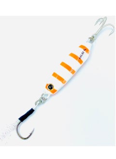 Buy Oakura Kaiju White Tiger Jig - 30g Weights, Extra Sharp BKK Hook, 10 Mesmerizing Colors - Lightweight Gear for Epic Fishing Adventures in UAE