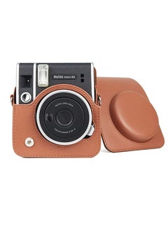 اشتري Camera Case for Mini 40， Instant Camera Protective Case Compatible with Instax Mini 40 Instant Film Camera (Black) في السعودية