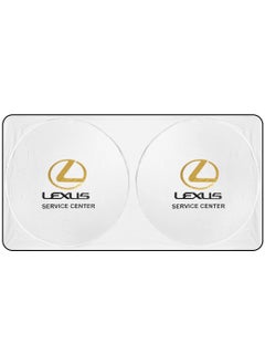 Buy Car Windshield Sun Shade UV Rays and Heat Protector Sun Visor Foldable Keep Your Vehicle Cool Blocks UV Rays, Easy Installation Universal Fit - LEXUS in Saudi Arabia