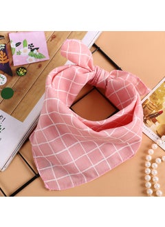 اشتري Korean Fashion Kids Cotton Bandana ScarfPink Pink في السعودية