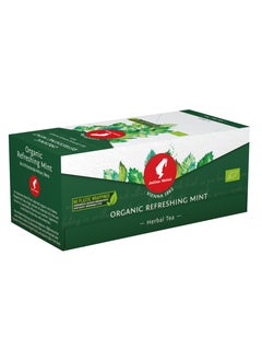 Buy Julius Meinl Organic Refreshing Mint Herbal Tea 25 tea bags - Plastic Free Packaging & Biodegradeable Filter in UAE